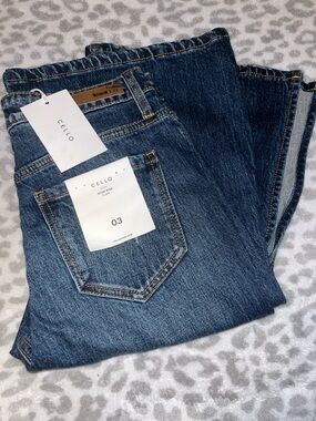 Cello Women's Dark Blue Flare Jeans